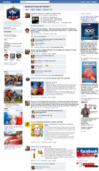 Les Bleus sur Facebook
